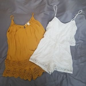 H&M short rompers